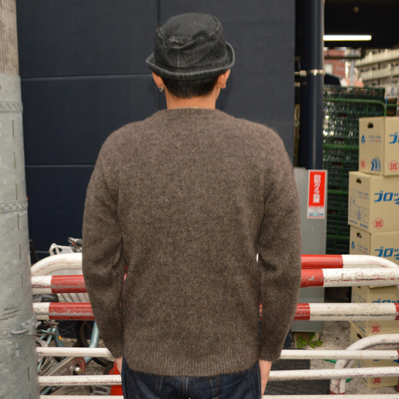 JELADO "RG13839" Crew neck mohair knit "Lithium"