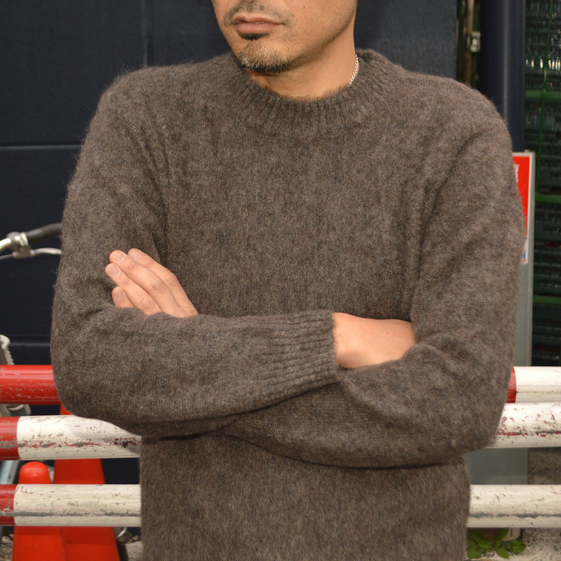 JELADO "RG13839" Crew neck mohair knit "Lithium"