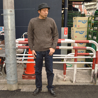 JELADO "RG13839" Crew neck mohair knit "Lithium"