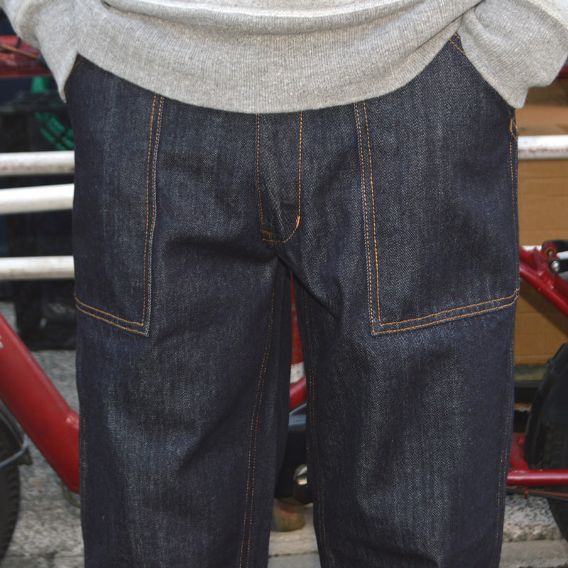 KOJIMA GENES  "RNB-1201" BASIC BAKER PANTS (Denim)