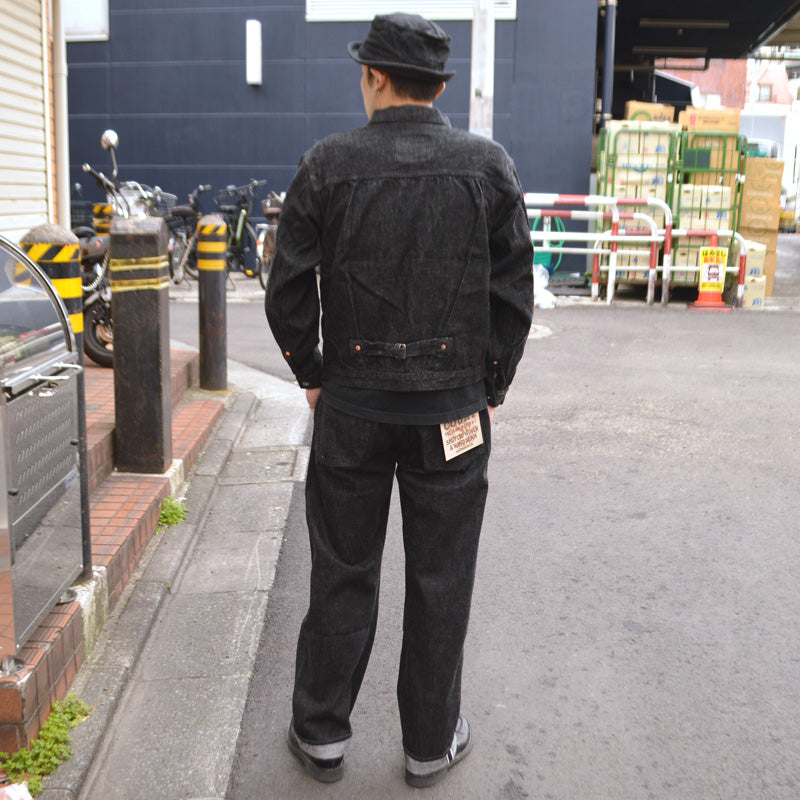 FULL COUNT "S0105BKSS" WWII Model 11.5oz Black Denim Pants