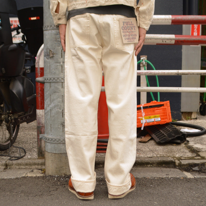 FULL COUNT "S0105ECSS" WWII Model 11.5oz Ecru Denim Pants