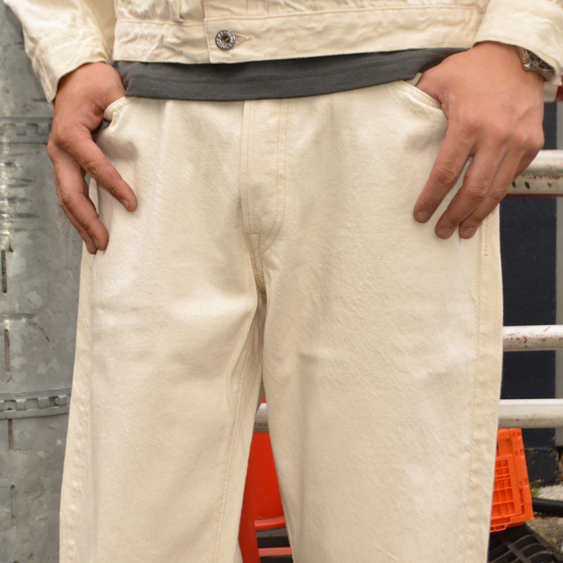 FULL COUNT "S0105ECSS" WWII Model 11.5oz Ecru Denim Pants