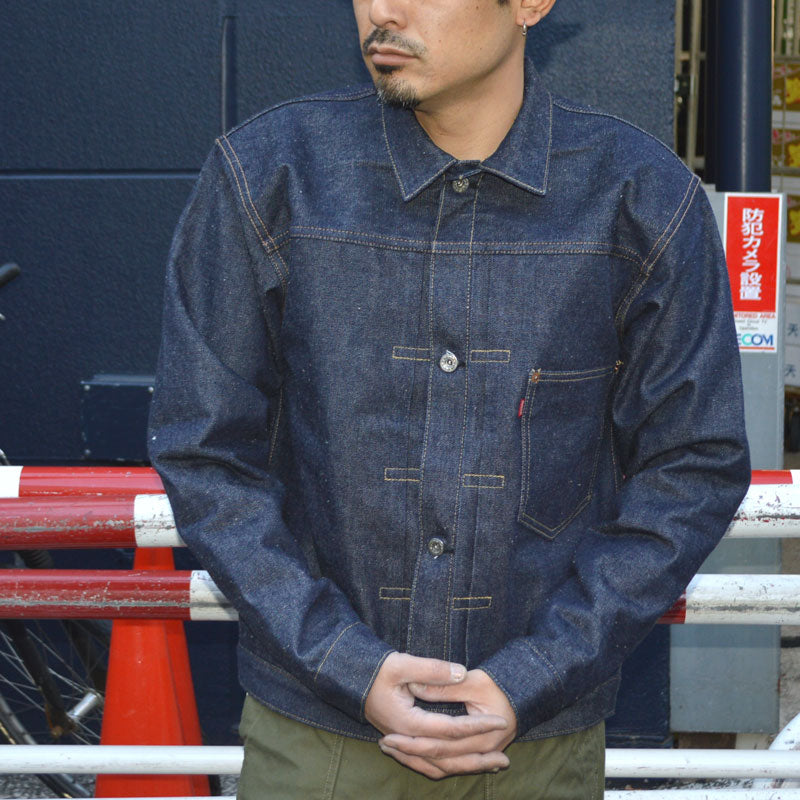 Dead Stock Blue  (WARE HOUSE)  "Lot. S2001XX (2000XX) WITH BLANKET" DENIM JACKET WW2Model