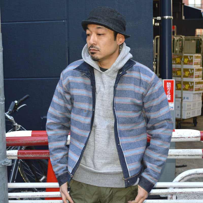 Dead Stock Blue  (WARE HOUSE)  "Lot. S2001XX (2000XX) WITH BLANKET" DENIM JACKET WW2Model