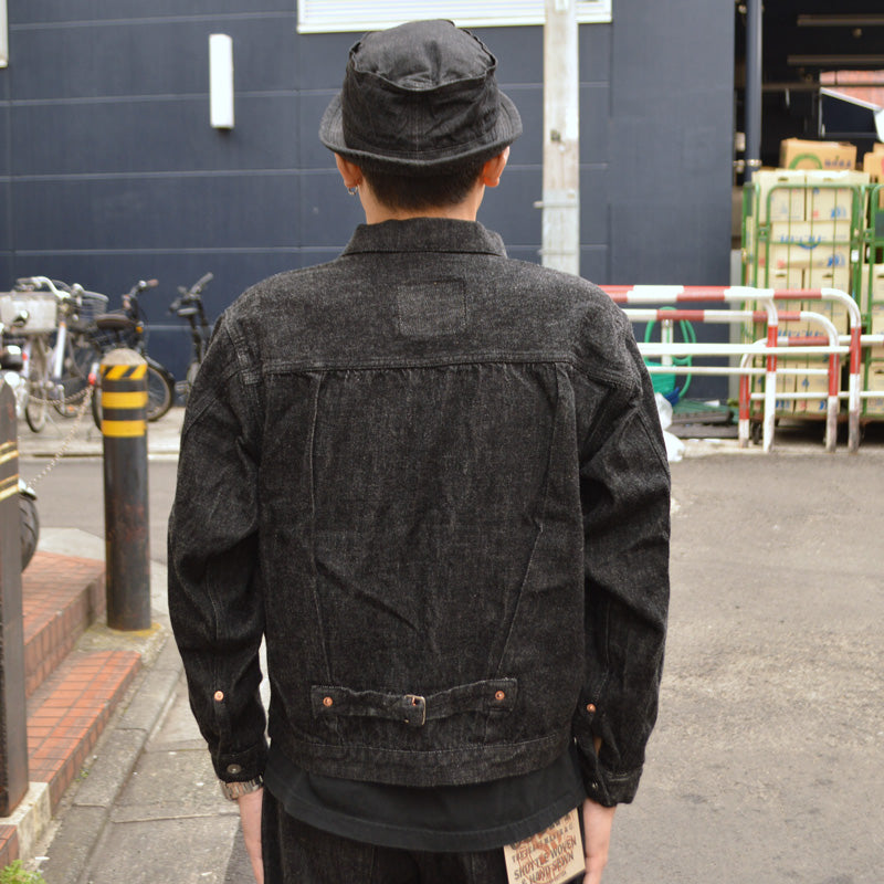 FULL COUNT "S2107BKSS" WWII Model 11.5oz Black Denim Jacket