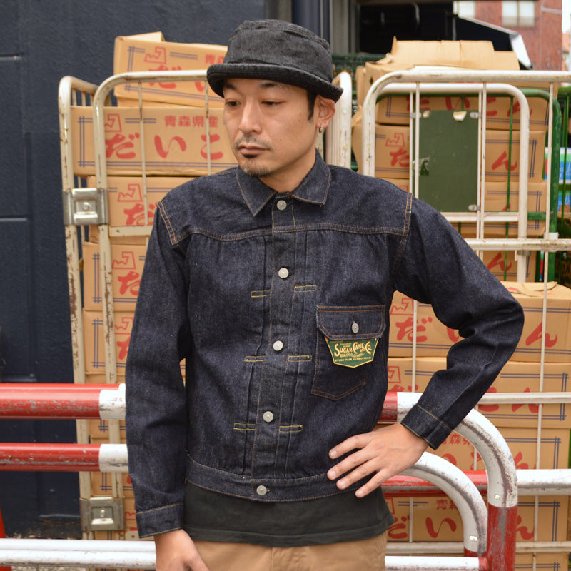 SUGAR CANE "SC11936" 13oz. Denim Blouse 1936 Model