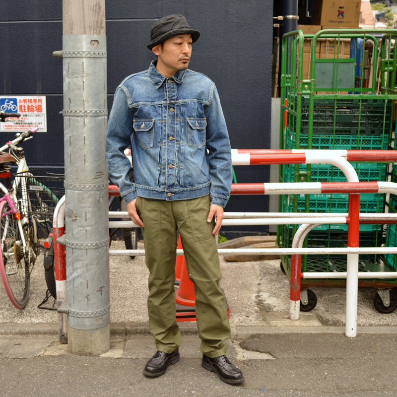 SUGAR CANE "SC11953SW" 14.25oz. DENIM JACKET 1953 MODEL AGED MODEL