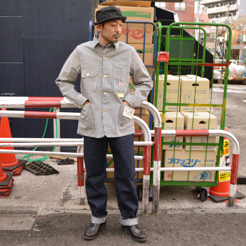 AMERICANA ストライプ1ポケシャツ SUGAR CANE 