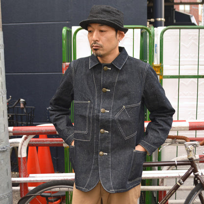 SUGAR CANE "SC15920" 10.5oz.  SUGAR CANE DENIM WORK COAT