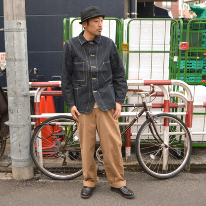 SUGAR CANE "SC15920" 10.5oz.  SUGAR CANE DENIM WORK COAT