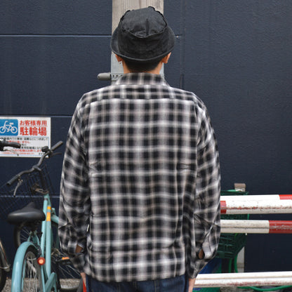 SUGAR CANE "SC29683" Rayon Omble Check L/S Open Shirt