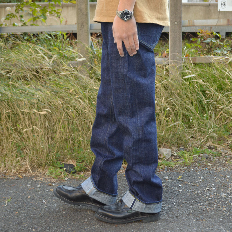 SUGAR CANE "SC40401" Sugar Cane 14oz Hawaii Indigo Mixed Right Hand Denim Regular Straight