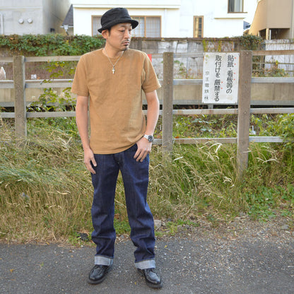 SUGAR CANE "SC40401" Sugar Cane 14oz Hawaii Indigo Mixed Right Hand Denim Regular Straight