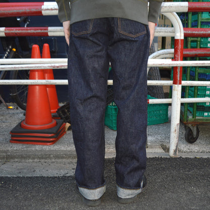 SUGAR CANE "SC42025" 13oz. Denim Waist Overalls 2025 Model (Wide Leg)