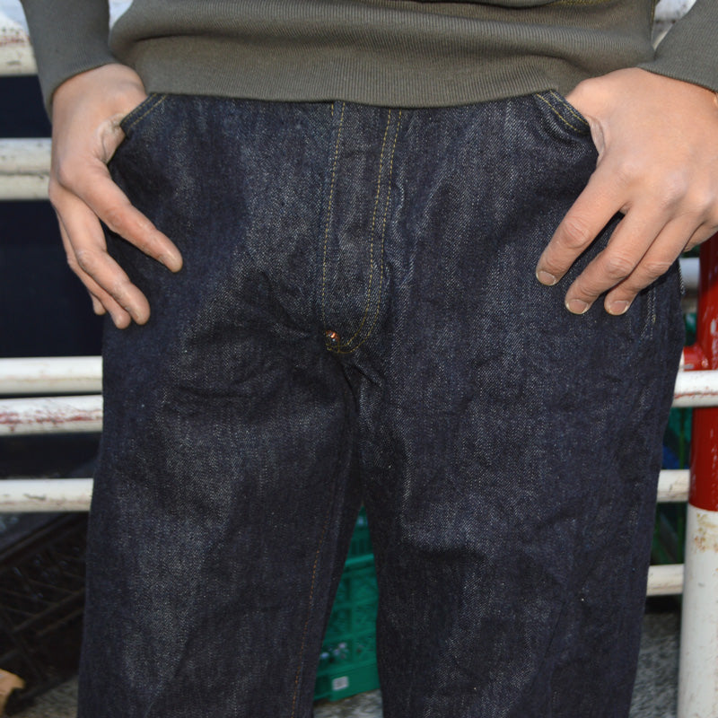 SUGAR CANE "SC42025" 13oz. Denim Waist Overalls 2025 Model (Wide Leg)