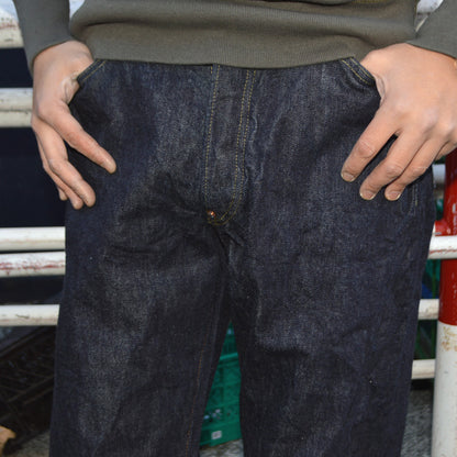 SUGAR CANE "SC42025" 13oz. Denim Waist Overalls 2025 Model (Wide Leg)