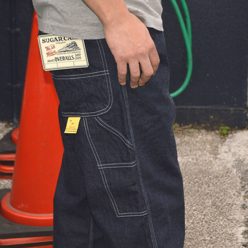 SUGAR CANE "SC42495" 11oz. Blue Denim Work Pants 11oz