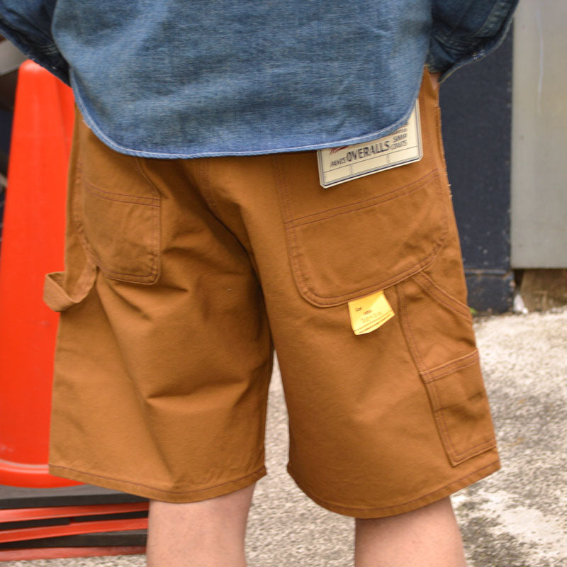 SUGAR CANE "SC52567" 13oz. Brown Duck Work Shorts