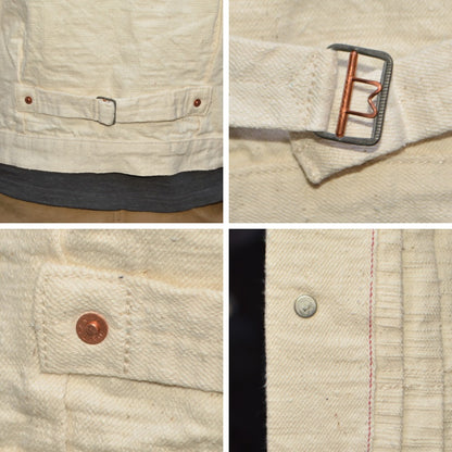 STUDIO D'ARTISAN "SD-4101E" GL3 Ecru 1st Type Denim Jacket