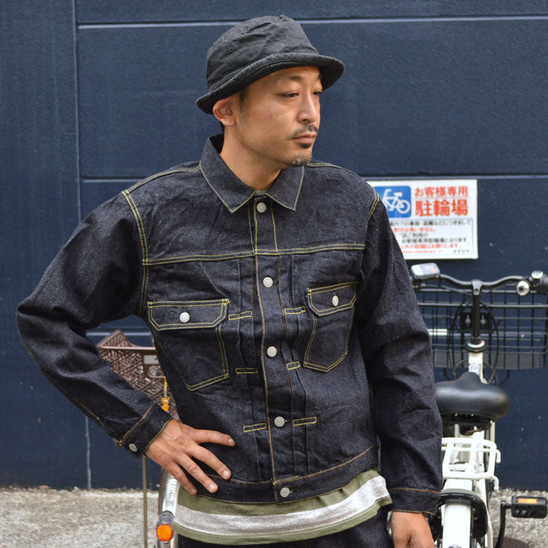 STUDIO D'ARTISAN "SD-412" 15oz Right Hand Denim Type 2 Denim Jacket