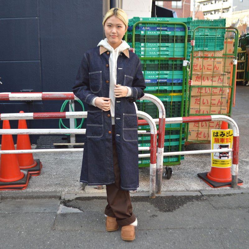 STUDIO D'ARTISAN LADYS "SDL-4018" Denim Coat