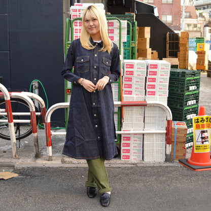 STUDIO D'ARTISAN LADYS "SDL-5022" Denim A-Line Dress