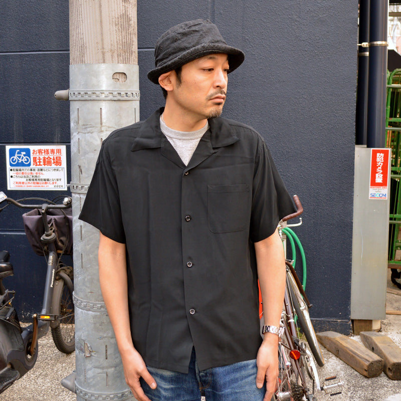 STYLE EYES "SE39259" RAYON BOWLING SHIRT "PLAIN"