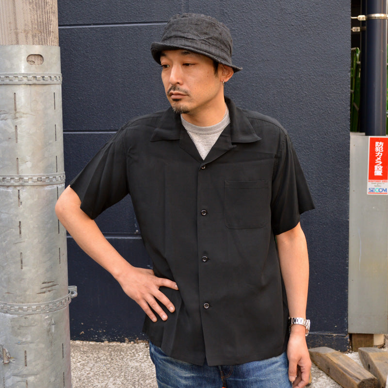 STYLE EYES "SE39259" RAYON BOWLING SHIRT "PLAIN"