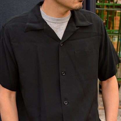 STYLE EYES "SE39259" RAYON BOWLING SHIRT "PLAIN"