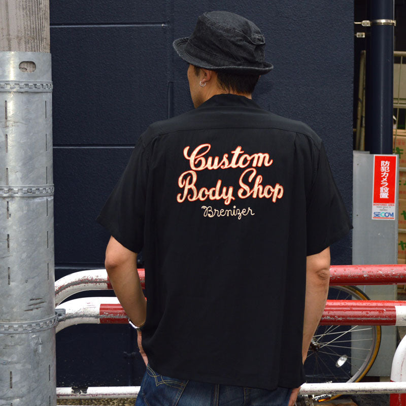 STYLE EYES "SE39261" RAYON BOWLING SHIRT "CUSTOM BODY SHOP"