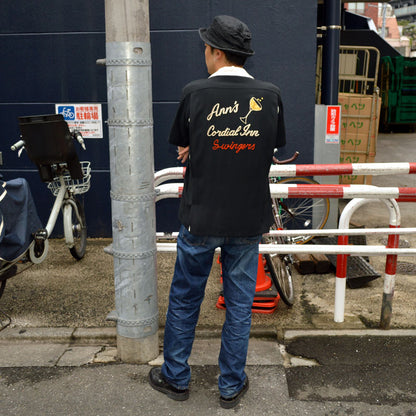 STYLE EYES "SE39262" RAYON BOWLING SHIRT "ANN'S CORDIAL INN"