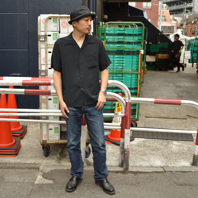 STYLE EYES "SE39455" RAYON BOWLING SHIRT "PLAIN"