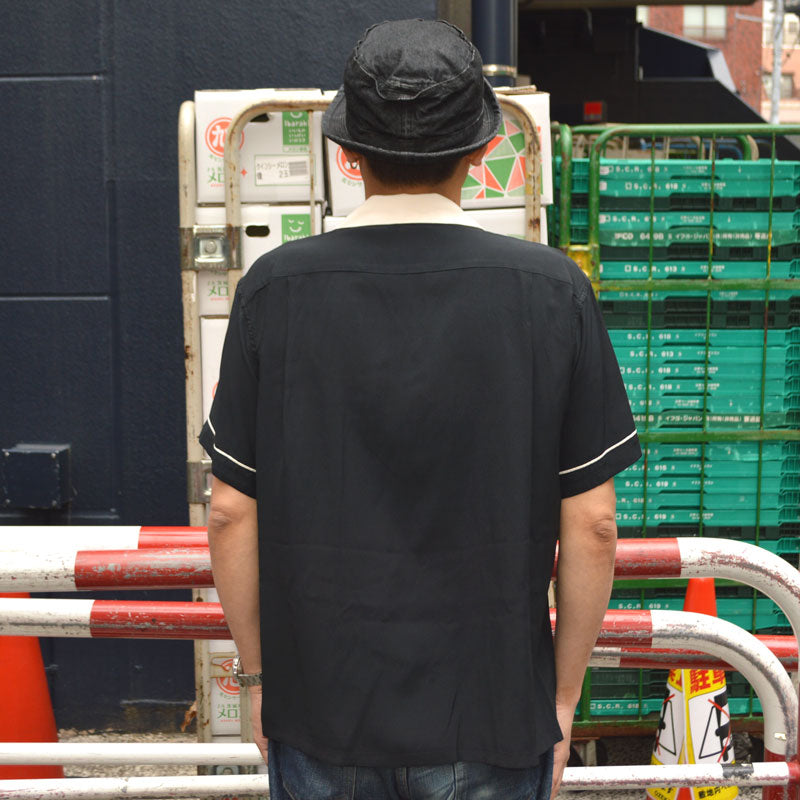 STYLE EYES "SE39456" RAYON BOWLING SHIRT "PIPING"