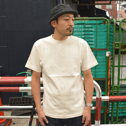 tanuki "SM0427S" Crew Neck Heavy T-shirt"Shiramayu"