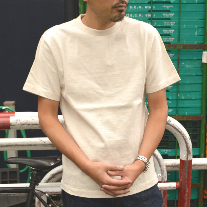 tanuki "SM0427S" Crew Neck Heavy T-shirt"Shiramayu"