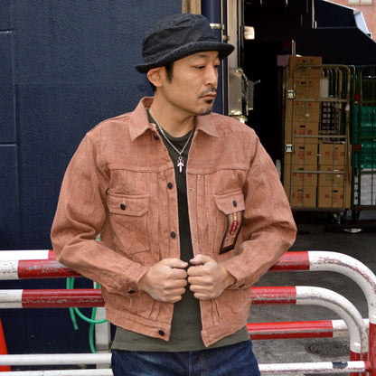 STUDIO D'ARTISAN "SP-109" 45th KAKIKIWAMI Slab Denim 16oz Type 2 Denim Jacket