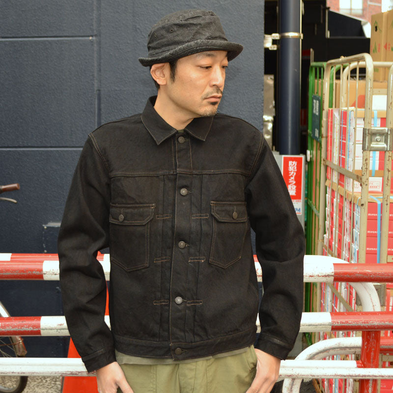 STUDIO D'ARTISAN "SP-121" 45th AMAMI DOROZOME × INDIGO 18oz Type 2 Denim Jacket