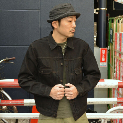 STUDIO D'ARTISAN "SP-121" 45th AMAMI DOROZOME × INDIGO 18oz Type 2 Denim Jacket