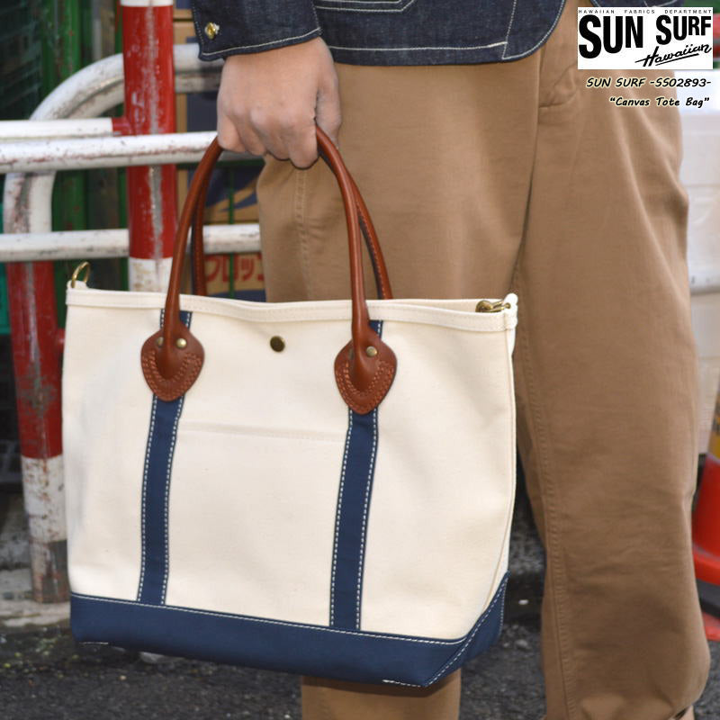 SUN SURF "SS02893" Canvas Tote Bag