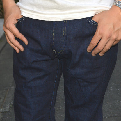 tanuki "TNK101TB" 15oz Turquoise Blue Regular Straight