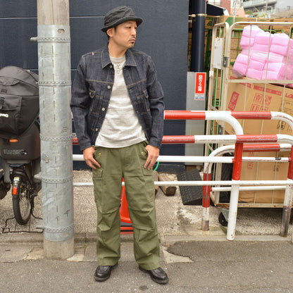 Black Friday!! 30%OFF!! tanuki "TNK305" Herringbone M-65 Pants