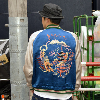 TAILOR TOYO "TT15520" Early 1950s Style Acetate Souvenir Jacket “KOSHO & CO.” Special Edition "DRAGON & LANDSCAPE" × "DRAGON"