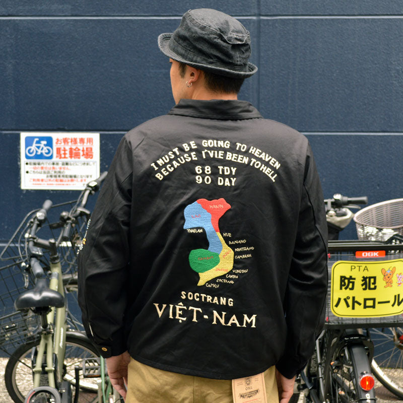 TAILOR TOYO "TT15546" Cotton Vietnam Jacket “VIETNAM MAP”