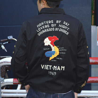 TAILOR TOYO "TT15684" Cotton Vietnam Jacket “VIETNAM MAP”