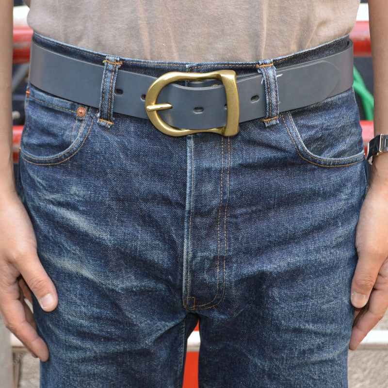 BIG JOHN "VBLT02" HIMEJI LEATHER ORIGINAL BELT (5mm)
