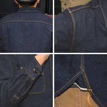 BIG JOHN、MS005E、10oz Selvedge Denim Work Shirt
