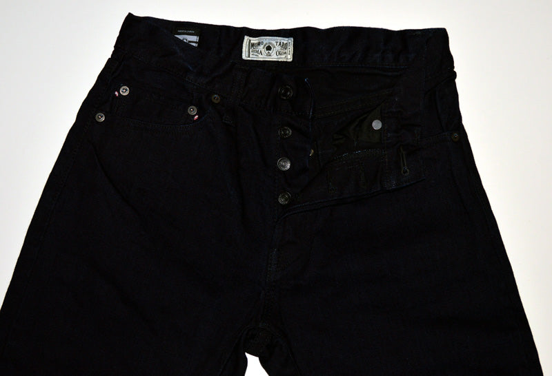 Black Friday!! MOMOTARO JEANS "MXJE3201" 15.7oz ID×BK SLIM STRAIGHT