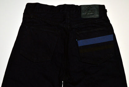 Black Friday!! MOMOTARO JEANS "MXJE3201" 15.7oz ID×BK SLIM STRAIGHT