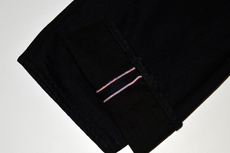 Black Friday!! MOMOTARO JEANS "MXJE3201" 15.7oz ID×BK SLIM STRAIGHT